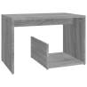 Trendy Grey Sonoma Side Table | 59x36x38 cm Engineered Wood