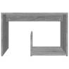 Trendy Grey Sonoma Side Table | 59x36x38 cm Engineered Wood