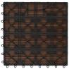 WPC Tiles 30x30cm - 11pcs Brown - Durable & Water Resistant