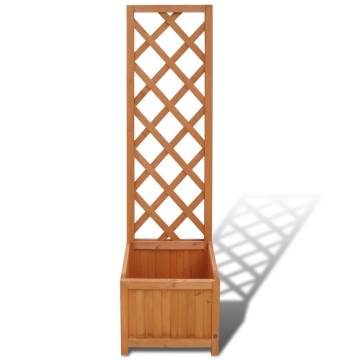 Trellis Planter 40x30x135 cm - Durable Outdoor Charm