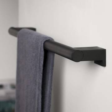 Tiger Towel Rail 'Bold' Matt Black - Stylish Bathroom Accessory