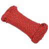 Durable Red Boat Rope 4mm x 50m - Polypropylene