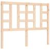 Small Double Bed Frame with Headboard - Solid Pine Wood