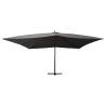 Cantilever Umbrella with Wooden Pole 400x300 cm - Anthracite