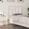 Bed Headboard White 95.5x4x100 cm Solid Wood Pine Colour white Size 95.5 x 100 cm Quantity in Package 1 