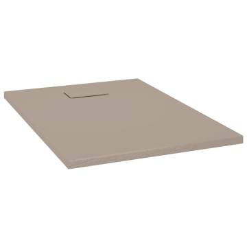 Shower Base Tray SMC Brown 100x70 cm - Durable & Modern Design