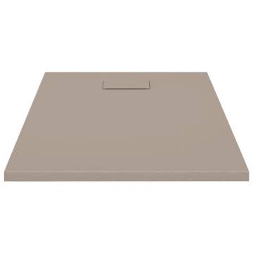 Shower Base Tray SMC Brown 100x70 cm - Durable & Modern Design