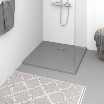 SMC Grey Shower Base Tray 80x80 cm - Durable & Stylish