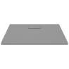 SMC Grey Shower Base Tray 80x80 cm - Durable & Stylish