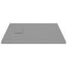 SMC Grey Shower Base Tray 80x80 cm - Durable & Stylish