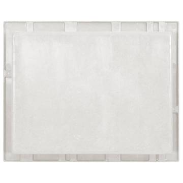 Shower Niche Matt White 41x51x10 cm | Durable Bathroom Shelf