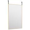 Elegant Gold Door Mirror 50x80 cm - Hipomarket UK