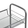 4-Tier Grey Kitchen Trolley - Organise Your Space Efficiently