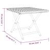 Folding Table Grey 45x35 cm | Durable Poly Rattan