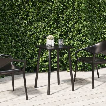 Stylish Anthracite Garden Table - 50x50x71 cm Steel