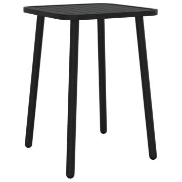 Stylish Anthracite Garden Table - 50x50x71 cm Steel