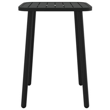 Stylish Anthracite Garden Table - 50x50x71 cm Steel