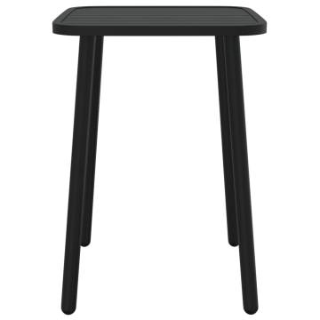 Stylish Anthracite Garden Table - 50x50x71 cm Steel