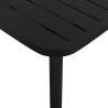 Stylish Anthracite Garden Table - 50x50x71 cm Steel