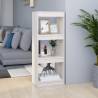 Book Cabinet/Room Divider White 40x30x103.5 cm Solid Pinewood Colour white Quantity in Package 1 Height 103.5 cm Width 40 cm 