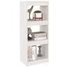 Stylish White Book Cabinet & Room Divider - 40x30x103.5 cm