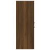 Hanging Wall Cabinet Brown Oak - 34.5x34x90 cm | HipoMarket