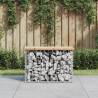 Garden Bench Gabion Design 63x31.5x42 cm Solid Wood Pine Colour natural pine Size 63 x 31,5 x 42 cm Quantity in Package 1 Number of 