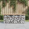 Garden Bench Gabion Design 103x31.5x42 cm Solid Wood Pine Colour natural pine Size 103 x 31,5 x 42 cm Quantity in Package 1 Number of 