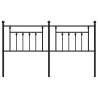 Metal Headboard Black 180 cm - Stylish & Sturdy Design