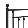 Metal Headboard Black 180 cm - Stylish & Sturdy Design