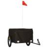 Bike Trailer Black - 45 kg Iron Cargo Trailer