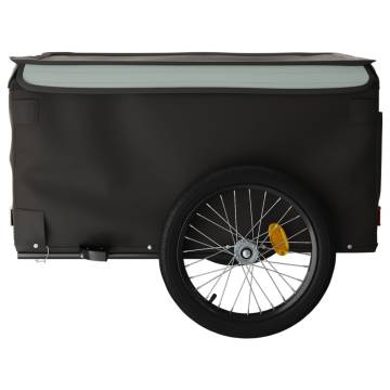 Heavy-Duty Bike Trailer - Black & Grey, 45 kg Capacity