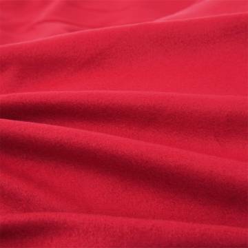 Comfortable Burgundy Bed Sheets - 2 pcs Polyester Fleece