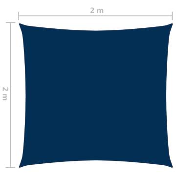 Sunshade Sail Oxford Fabric 2x2m - Blue | HipoMarket