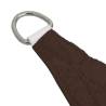 Sunshade Sail Oxford Fabric 2.5x2.5m Brown - Protect Against Sun & Rai