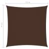 Sunshade Sail Oxford Fabric 2.5x2.5m Brown - Protect Against Sun & Rai