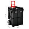 Tool Organiser Trolley with Handle - 46x36x41 cm