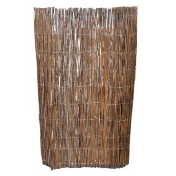 Natural Willow Fence 5x1m for Your Garden | HipoMarket