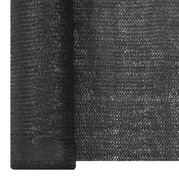 Privacy Net Black 1x10 m HDPE 150 g/m² | Hipomarket UK