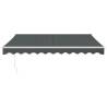 Retractable Awning Anthracite 3x2.5m - Durable & Stylish