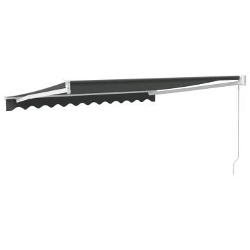 Retractable Awning Anthracite 3x2.5m - Durable & Stylish