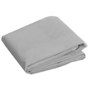 Durable Grey Tarpaulin 260 g/m² - 6x6 m for All Needs