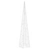 Acrylic Decorative LED Light Cone - Cold White 60 cm