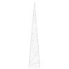 Acrylic Decorative LED Light Cone - Cold White 60 cm