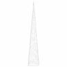 Acrylic Decorative LED Light Cone - Cold White 60 cm