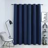 Blackout Curtain with Metal Rings Blue 290x245 cm Colour blue Quantity in Package 1 