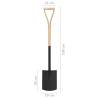 Garden Digging Spade - YD Grip Steel & Ashwood | HipoMarket