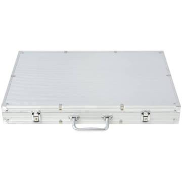 Poker Set with 1000 Laser Chips in Aluminium Case