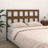 Bed Headboard Honey Brown 145.5x4x100 cm Solid Wood Pine Colour honey brown Size 145.5 x 100 cm Quantity in Package 1 