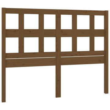 Honey Brown Bed Headboard - Solid Pine Wood | HipoMarket